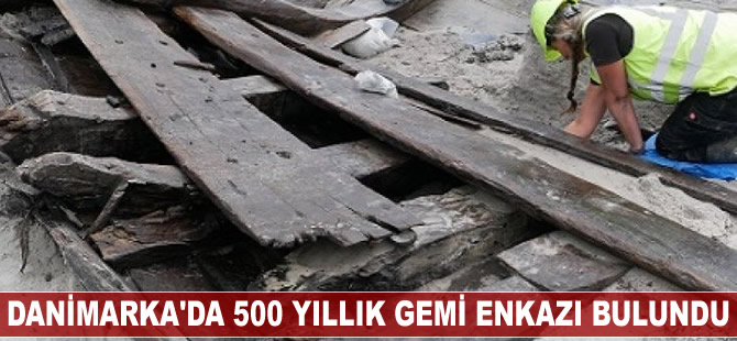 Danimarka'da 500 yıllık gemi enkazı bulundu