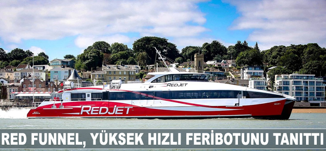 Red Funnel, yüksek hızlı feribotunu tanıttı