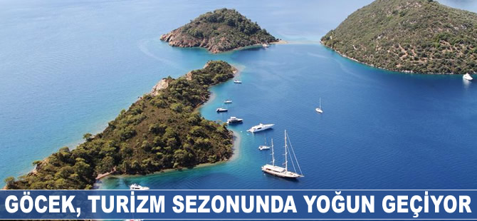 Göcek, turizm sezonunda yoğun geçiyor