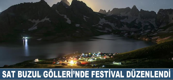 Sat Buzul Gölleri'nde festival düzenlendi