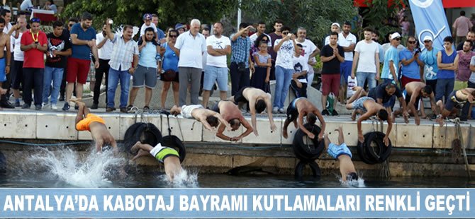 Antalya’da Kabotaj Bayramı kutlamaları renkli geçti