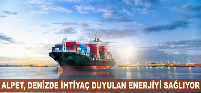 Alpet, denizde ihtiyaç duyulan enerjiyi sağlıyor