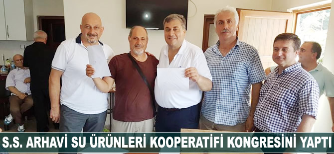 S.S. Arhavi Su Ürünleri Kooperatifi Kongresi yapıldı