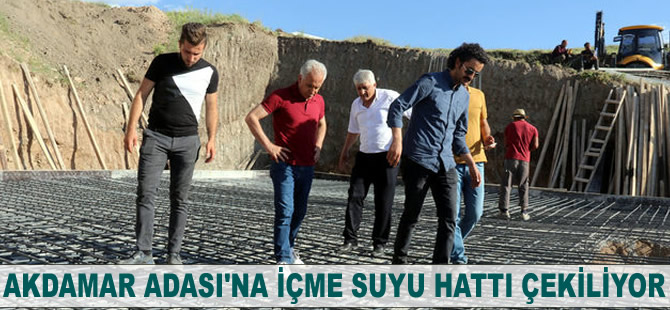Akdamar Adası'na içme suyu hattı çekiliyor