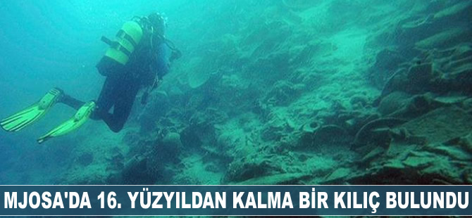Mjosa'da 16. yüzyıldan kalma bir kılıç bulundu