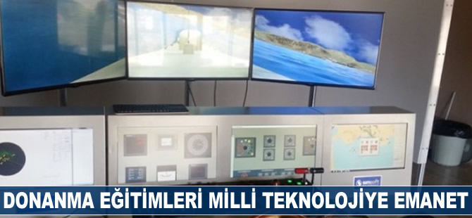 Donanma eğitimleri milli teknolojiye emanet