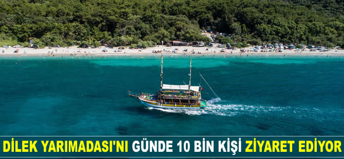 Dilek Yarımadası'nı günde 10 bin kişi ziyaret ediyor