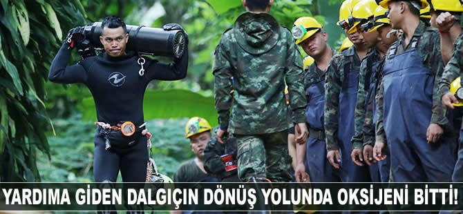 Yardıma giden dalgıcın dönüş yolunda oksijeni bitti