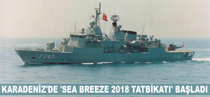 Karadeniz’de Sea Breeze 2018 Tatbikatı başladı