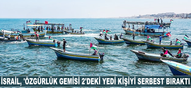 İsrail, 'Özgürlük Gemisi 2'deki yedi kişiyi serbest bıraktı