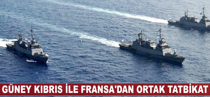 Güney Kıbrıs ile Fransa'dan ortak tatbikat