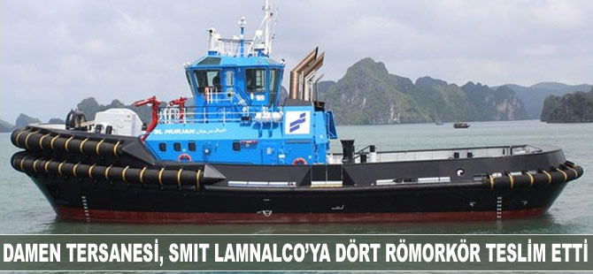 Damen Tersanesi, Smit Lamnalco'ya dört adet römorkör teslim etti