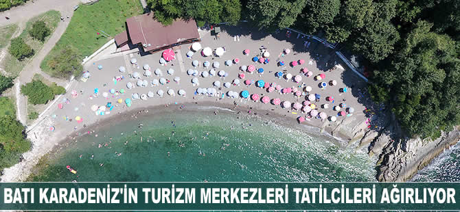 Batı Karadeniz'in turizm merkezleri tatilcileri ağırlıyor