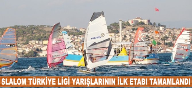 Ayvalık'ta düzenlenen sörf yarışları sona erdi