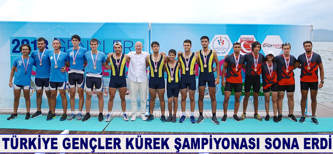 Türkiye Gençler Kürek Şampiyonası sona erdi