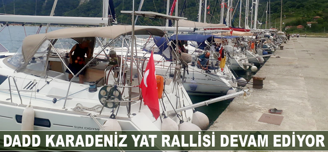 DADD Karadeniz Yat Rallisi'ne katılan 25 yat Ayancık’tan ayrıldı