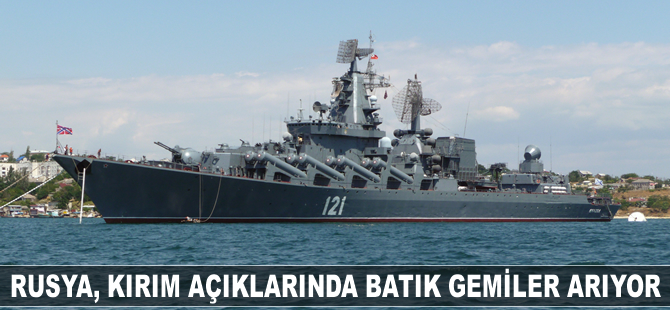 Rusya, Kırım açıklarında savaştan kalma batık gemileri arıyor