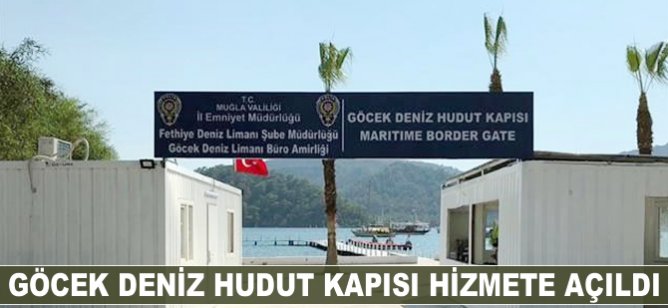 Göcek Deniz Hudut Kapısı hizmete açıldı