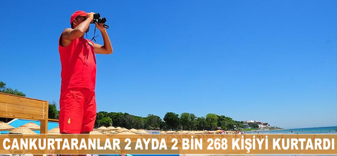 Cankurtaranlar iki ayda 2 bin 268 kişiyi kurtardı