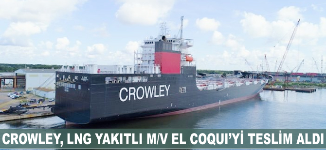 Crowley, M/V EL COQUI’yi teslim aldı