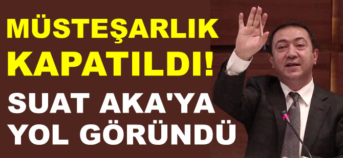 Ulaştırma ve Altyapı Bakan Yardımcılıklarının atanmasıyla birlikte Suat Aka'ya yol göründü