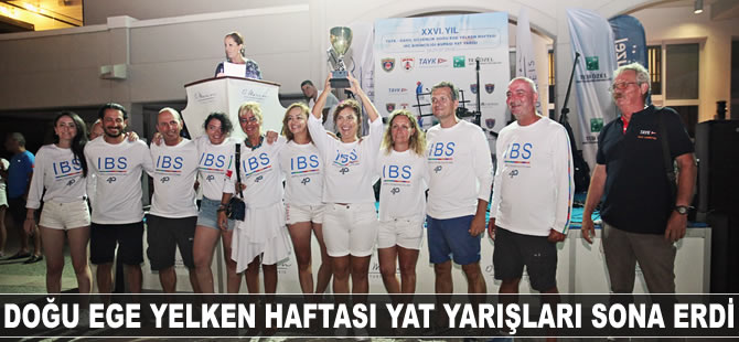 Doğu Ege Yelken Haftası Yat Yarışları sona erdi