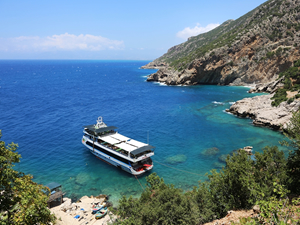 Korsanların saklandığı koy, turistlerin uğrak yeri oldu