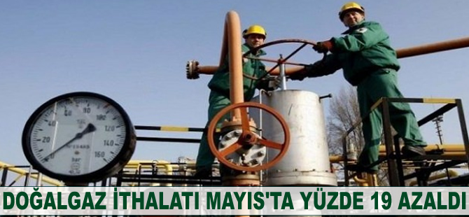 Doğalgaz ithalatı Mayıs'ta yüzde 19 azaldı