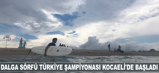 Dalga Sörfü Türkiye Şampiyonası Kocaeli'de başladı