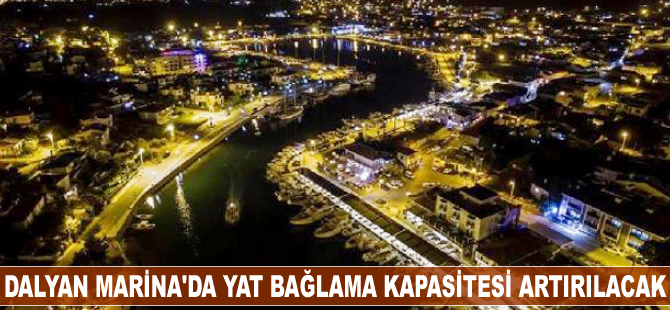 Dalyan Marina'da yat bağlama kapasitesi 383'e çıkarılacak