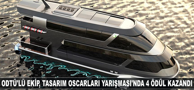 ODTÜ'lü ekip, Tasarım Oscarları Yarışması'nda 4 ödül kazandı