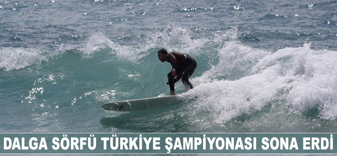 Dalga Sörfü Türkiye Şampiyonası sona erdi