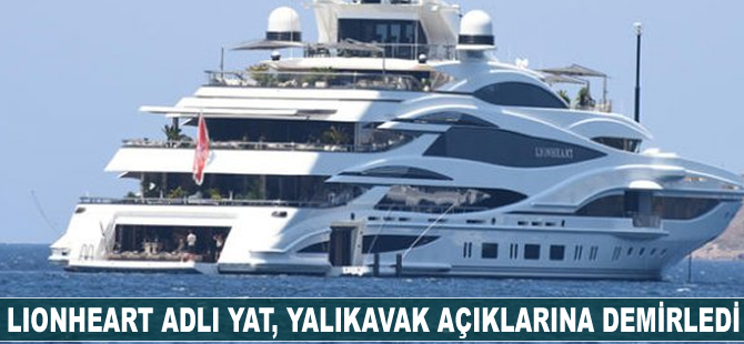 Lionheart adlı yat, Yalıkavak açıklarına demirledi