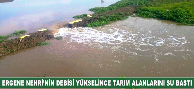 Ergene Nehri'nin debisi yükseldi