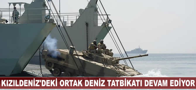 Kızıldeniz'deki ortak deniz tatbikatı devam ediyor