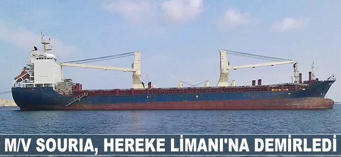 M/V SOURIA, Hereke Limanı’na demirledi