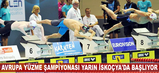 Avrupa Yüzme Şampiyonası yarın başlıyor