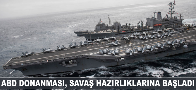 ABD Donanması, savaş hazırlıklarına başladı