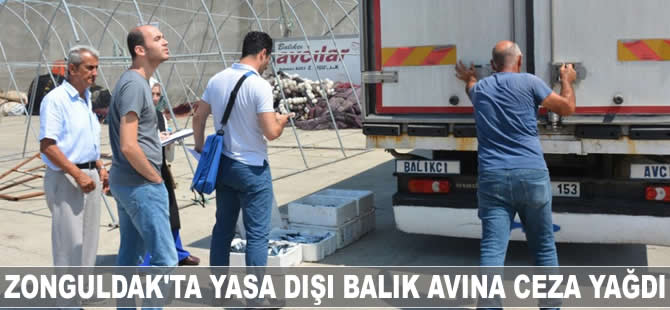 Zonguldak'ta yasa dışı balık avına ceza yağdı