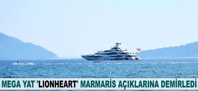 Mega yat "Lionheart" Marmaris açıklarına demirledi