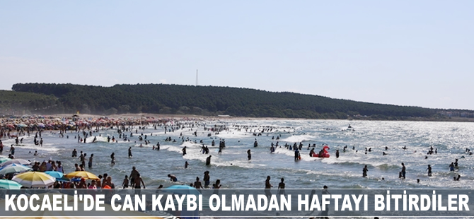 Kocaeli'de can kaybı olmadan haftayı bitirdiler