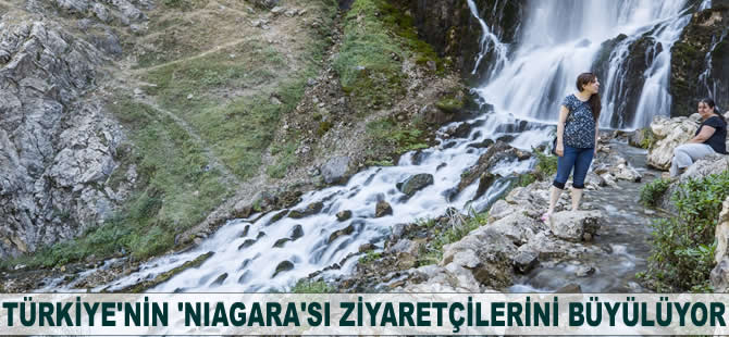 Türkiye'nin 'Niagara'sı ziyaretçilerini büyülüyor