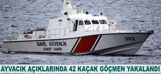 Çanakkale'de 42 kaçak göçmen yakalandı