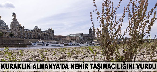 Kuraklık Almanya'da nehir taşımacılığını vurdu