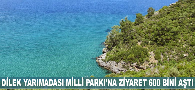 Dilek Yarımadası Milli Parkı'na ziyaret 600 bini aştı