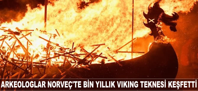Norveç’te bin yıllık Viking teknesi bulundu