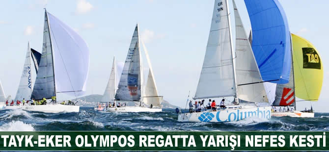 TAYK-Eker Olympos Regatta Yarışı nefes kesti