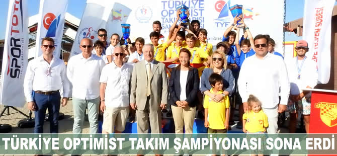 Türkiye Optimist Takım Şampiyonası sona erdi