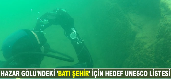 Hazar Gölü'ndeki "Batık Şehir" için hedef UNESCO listesi