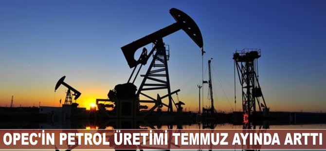OPEC'in petrol üretimi Temmuz ayında arttı